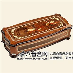 雷曼士木制156音八音盒音乐盒高端档大气中国风创意商务送领导礼物Y156B2M1