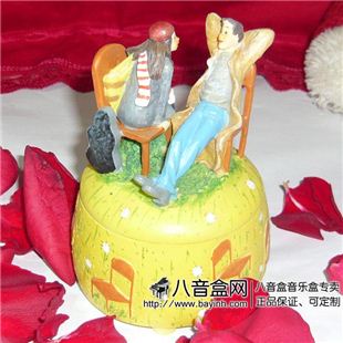 台湾几米 相遇谈心八音盒音乐盒《天空之城》生日情人节礼物