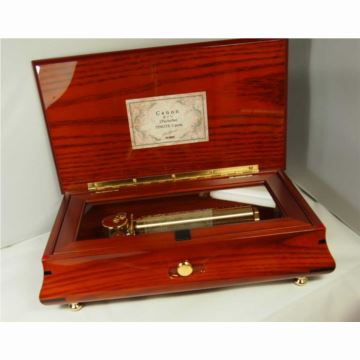 日本进口Sankyo72音木质八音盒音乐盒创意生日结婚情人节礼物