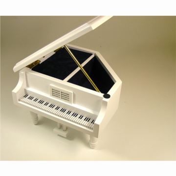 日本进口Sankyo18音木质钢琴八音盒音乐盒创意生日结婚礼物送男女生