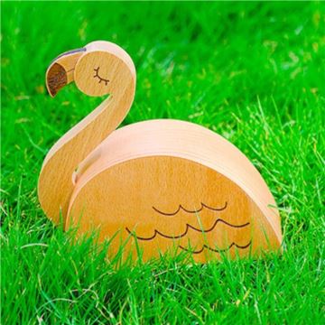 木质火烈鸟八音盒音乐盒天空之城创意生日圣诞节情人节礼物送男女生