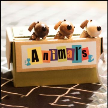 日本Sankyo进口可爱萌宠猫狗八音盒音乐盒创意生日圣诞节礼物送男女生