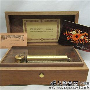 瑞士Reuge72音木质八音盒音乐盒 收藏精品 仅此一件84年产 二手