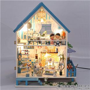 爱琴海音乐盒 八音盒 创意礼品生日礼物女友男生男朋友实用声控灯