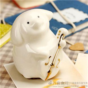 韵升18音陶瓷八音盒音乐盒 天空之城 三款入 儿童生日礼物