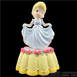 台湾几米18音树脂旋转八音盒音乐盒 天空之城 送小朋友生日礼物