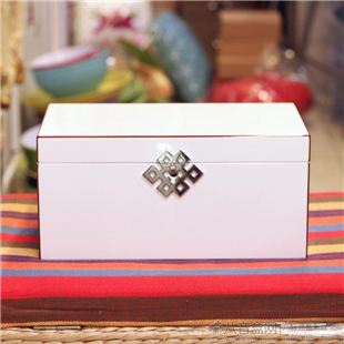 正品万山wsa18音木质首饰盒八音盒音乐盒 收纳盒圣诞节情人节创意礼品