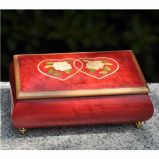 雷曼士木质30音八音盒音乐首饰盒Y30MS2-C创意送女生结婚庆特别礼物精