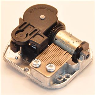 DIY音乐盒银色SANKYO机芯八音盒生日礼物 创意女生实用