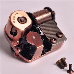 正品日本进口sankyo镀金八音盒音乐盒机芯 70余首曲子可选 可用于Diy音乐盒 带配件