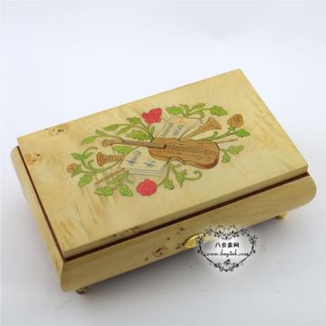 雷曼士木质50音首饰八音盒音乐盒Y50MS2-B高档创意送女情人节礼物精品