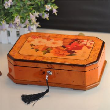 木质实用多功能首饰盒音乐盒八音盒创意送女生日七夕情人节特别礼物