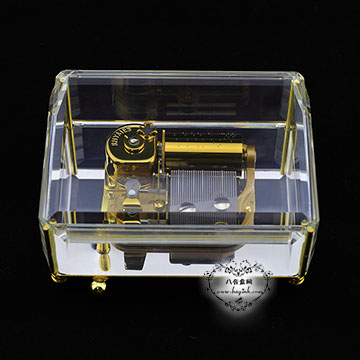 特价雷曼士30音水晶八音盒音乐盒Y30QCC创意送男女生日特别礼物精摆件