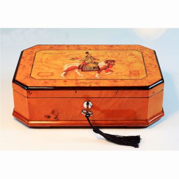 高档木质多功能首饰盒音乐盒八音盒创意送女生日情人节特别礼物精品