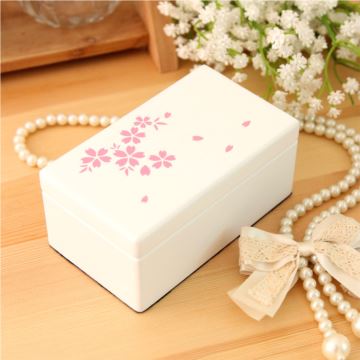 日本进口SANKYO正品木质樱花音乐盒八音盒创意送女生日高档收藏珍品