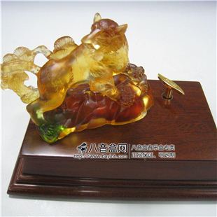 雷曼士30音琉璃生肖虎音乐盒八音盒Y30W1C高端档创意送男商务礼物精品