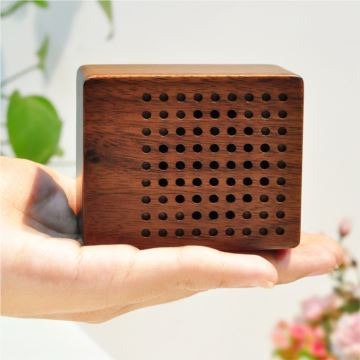 diy定制刻字八音盒胡桃木质音乐盒创意生日情人节礼物送男女生