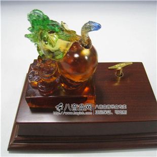 雷曼士30音琉璃生肖龙音乐盒八音盒Y30W1F高端档创意送男商务礼物精品