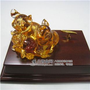 雷曼士30音琉璃生肖猪音乐盒八音盒Y30W1L高端档创意送男商务礼物精品